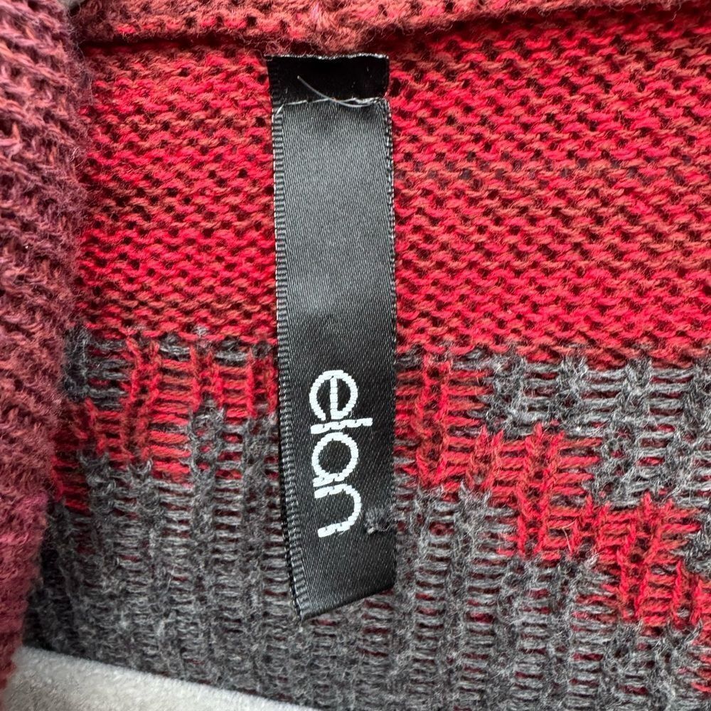Elan Women's Aztec Western Hooded Cardigan 100% Cotton Size Large - Picture 7 of 9